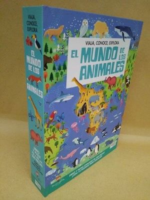 EL MUNDO DE LOS ANIMALES (LIBRO + PUZLE 200 PIEZAS)