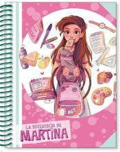 LIBRETA LA DIVERSIN DE MARTINA (ESPIRAL ROSA)