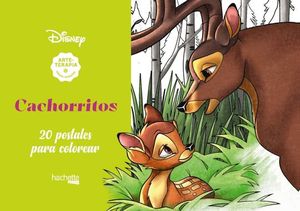 ARTETERAPIA CACHORRITOS DISNEY. 20 POSTALES PARA COLOREAR