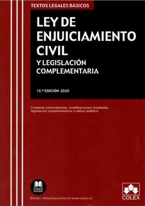 LEY DE ENJUICIAMIENTO CIVIL Y LEGISLACIN COMPLEMENTARIA