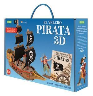 EL VELERO PIRATA 3D + LAS LEGENDARIAS AVENTURAS DE LOS PIRATAS