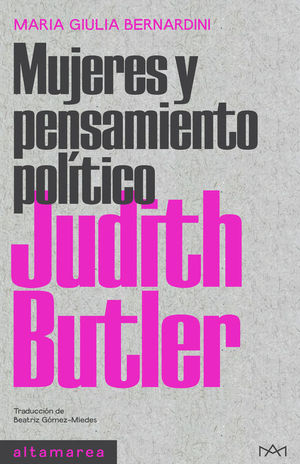 JUDITH BUTLER. MUJERES Y PENSAMIENTO POLITICO