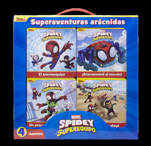 SPIDEY Y SU SUPEREQUIPO. SUPERAVENTURAS ARACNIDAS (MALETN CON 4 CUENTOS)