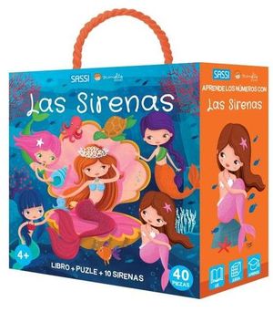 APRENDE LOS NUMEROS CON LAS SIRENAS (LIBRO + PUZLE + 10 SIRENAS)