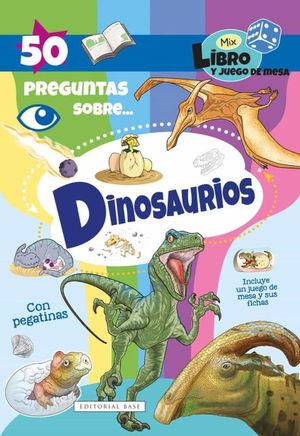 50 PREGUNTAS SOBRE DINOSAURIOS. LIBRO Y JUEGO DE MESA