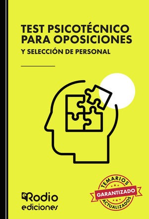 TEST PSICOTCNICO PARA OPOSICIONES Y SELECCIN DE PERSONAL