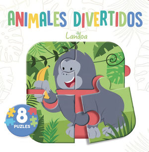 ANIMALES DIVERTIDOS (8 PUZLES)
