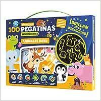 MI MALETIN DE 100 PEGATINAS LUMINESCENTES: ANIMALES BABY