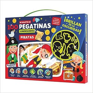 MI MALETIN DE 100 PEGATINAS LUMINESCENTES: PIRATAS