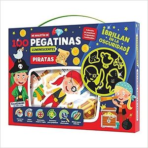 MI MALETIN DE 100 PEGATINAS LUMINESCENTES: PIRATAS