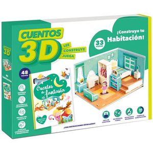 CUENTOS 3D: CONSTRUYE TU HABITACION (33 PIEZAS)