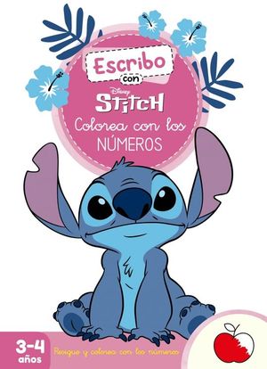 ESCRIBO CON STITCH. COLOREA CON LOS NUME