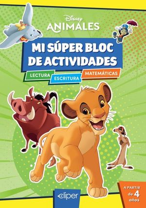 DISNEY ANIMALES. SUPER BLOC ACTIVIDADES