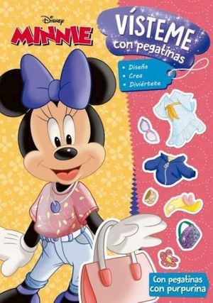 VISTEME CON PEGATINAS: MINNIE