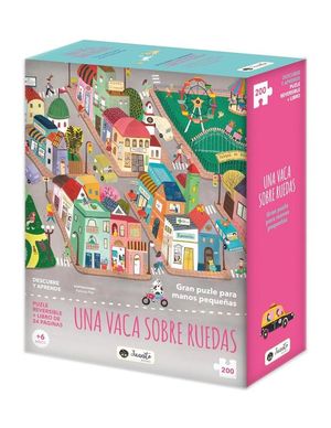 UNA VACA SOBRE RUEDAS. GRAN PUZLE PARA MANOS PEQUEAS (+6 AOS)