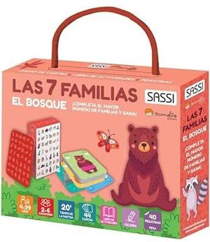 JUEGO LAS 7 FAMILIAS. EL BOSQUE (JUEGO CARTAS + LIBRO ACTIVIDADES + PEGATINAS)