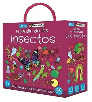 EL JARDIN DE LOS INSECTOS (LIBRO + PUZLE + 12 FIGURAS CON SILUETAS) +4 AOS