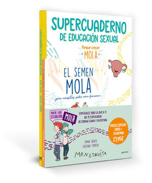 ESTUCHE EL SEMEN MOLA + SUPERCUADERNO DE EDUCACION SEXUAL