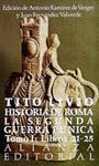HISTORIA DE ROMA:SEGUNDA GUERRA PUNICA T.I:LIBROS 21-25