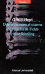 DIFERENCIA ENTRE EL SISTEMA DE FILOSOFIA DE FICHTE Y EL DE SCHELLING