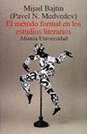 METODO FORMAL EN LOS ESTUDIOS LITERARIOS, EL