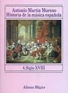 HISTORA DE LA MUSICA ESPA�OLA 4. SIGLO XVIII