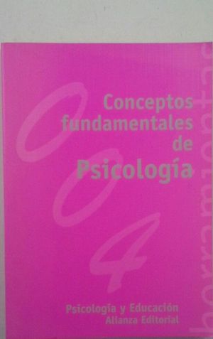 CONCEPTOS FUNDAMENTALES DE PSICOLOG�A