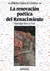 RENOVACION POETICA DEL RENACIMIENTO, LA