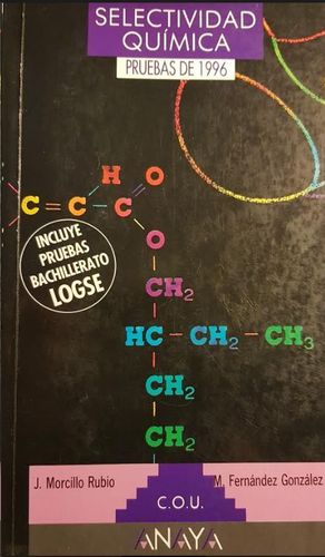 SELECTIVIDAD QUIMICA PRUEBAS 1996