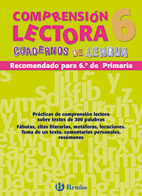 COMPRENSIN LECTORA 6 CUADERNOS LENGUA PRIMARIA