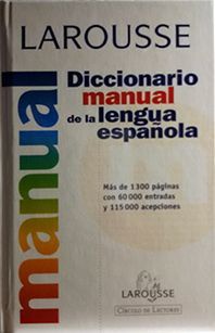 DICCIONARIO MANUAL DE LA LENGUA ESPAOLA