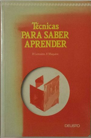 TCNICAS PARA SABER APRENDER