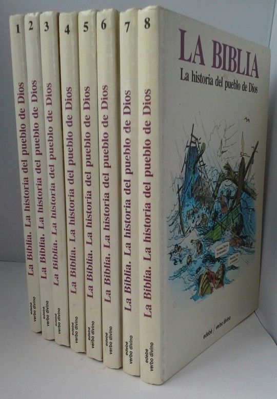 LA BIBLIA. LA HISTORIA DEL PUEBLO DE DIOS 8 TOMOS