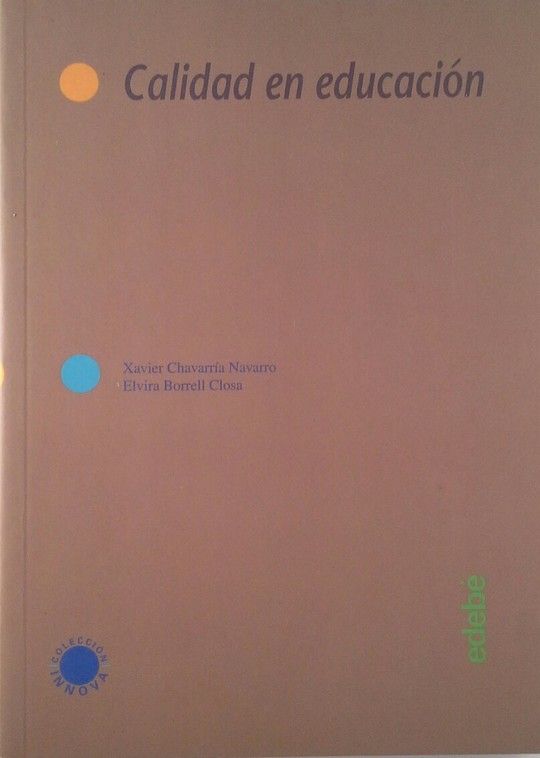 CALIDAD EN LA EDUCACION (NOVEDAD)