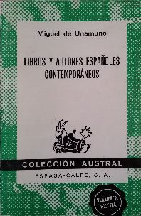 LIBROS Y AUTORES ESPAOLES CONTEMPORNEOS