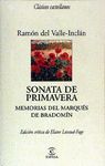 SONATA DE PRIMAVERA. MEMORIAS DEL MARQUES DE BRADOMIN