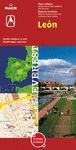 LE�N. PLANO CALLEJERO Y MAPA DE CARRETERAS