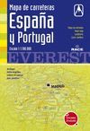 MAPA DE CARRETERAS DE ESPA�A Y PORTUGAL. 1:1.100.000