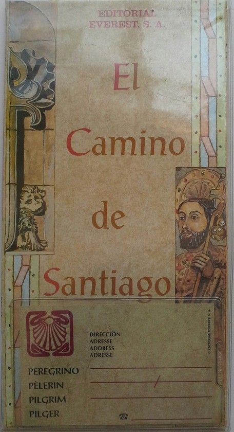 MAPA CAMINO SANTIAGO-LIBRO DEL PEREGRINO