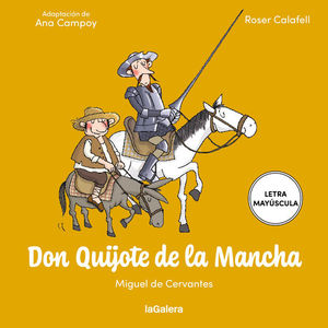 DON QUIJOTE DE LA MANCHA- LETRA MAYUSCULA