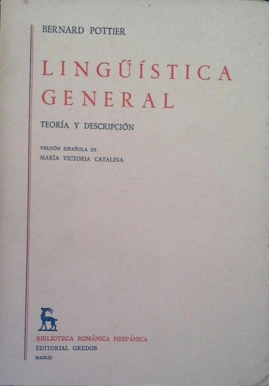 LINGUISTICA GENERAL (TEORIA Y DESCRIPCIO
