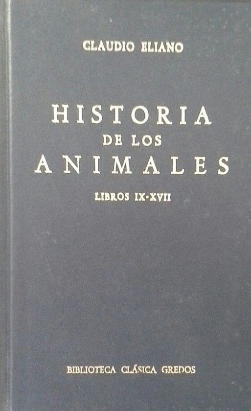 HISTORIA ANIMALES LIBROS IX-XVI