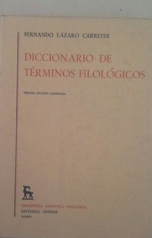 DICCIONARIO TERMINOS FILOLOGICOS