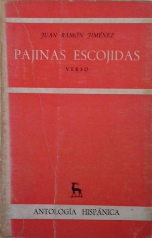 PAGINAS ESCOJIDAS DE JUAN RAMON JIMENEZ - VERSO