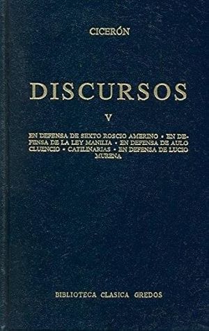 DISCURSOS (CICERON) VOL. 5