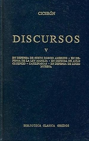 DISCURSOS (CICERON) VOL. 5