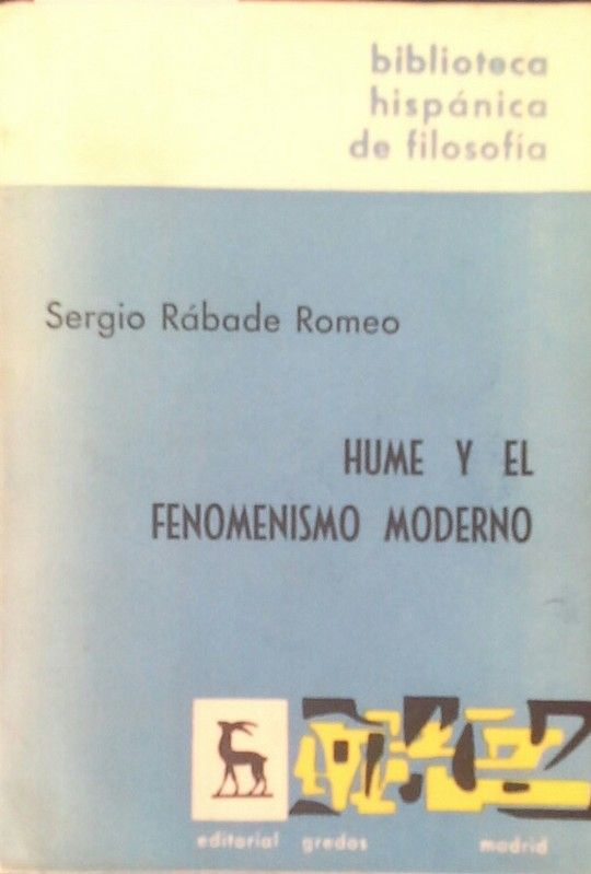 HUME Y EL FENOMENISMO MODERNO