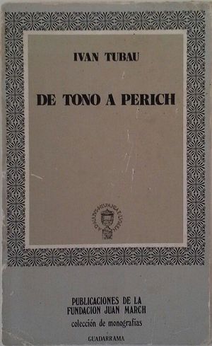 DE TONO A PERICH - EL CHISTE GRFICO EN LA PRENSA ESPAOLA DE LA POSGUERRA 1939-1969