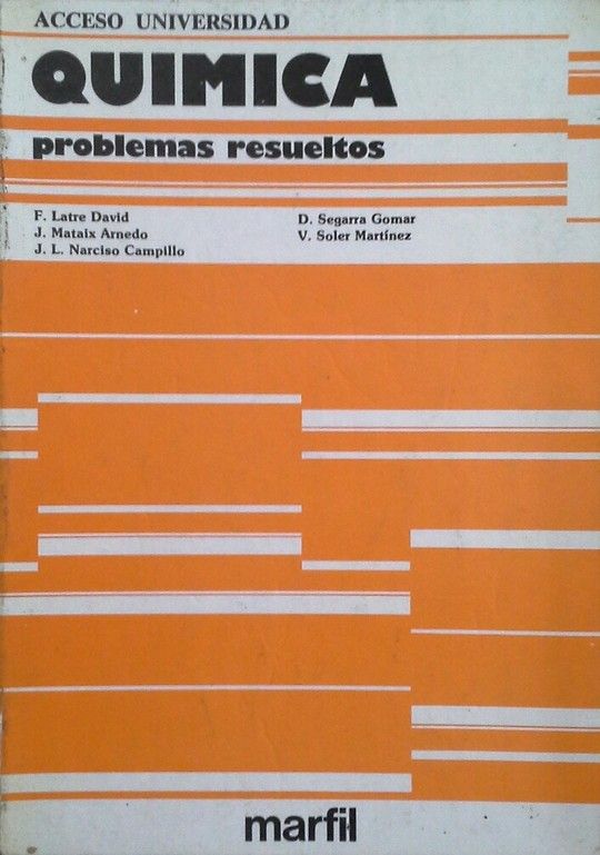 SELECTIVIDAD QUMICA. PROBLEMAS RESUELTOS