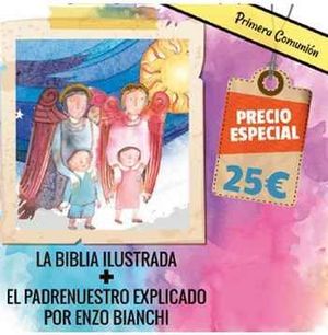 LOTE COMUNION 2 (BIBLIA ILUSTRADA + PADRENUESTRO EXPLICADO)